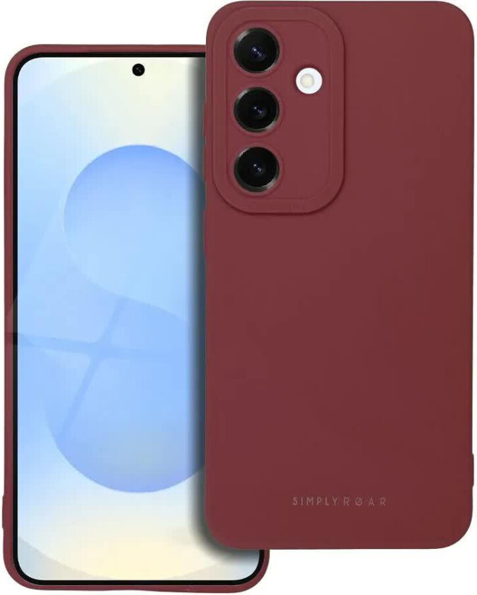 ROAR Luna Deksel for Samsung Galaxy S25 - R??d