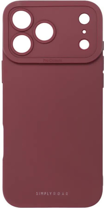 ROAR Luna Deksel for iPhone 17 Pro Max - R??d