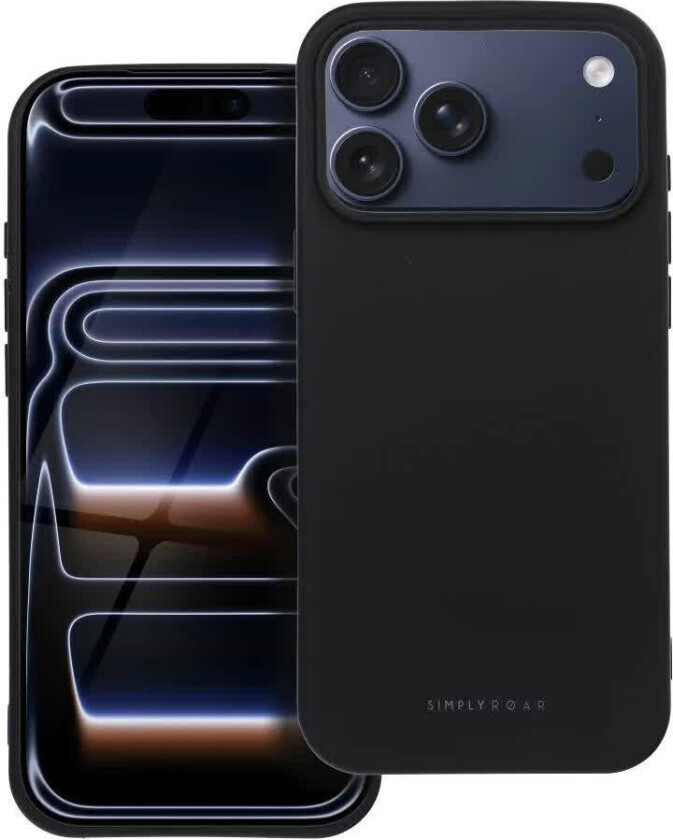 ROAR Space Deksel for iPhone 17 Pro Max - Svart