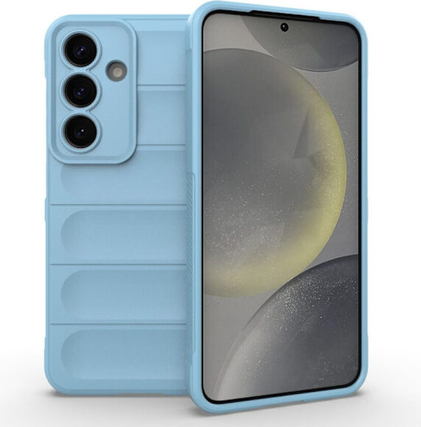 Deksel med mykt grep for Samsung Galaxy S25 - Babyblå