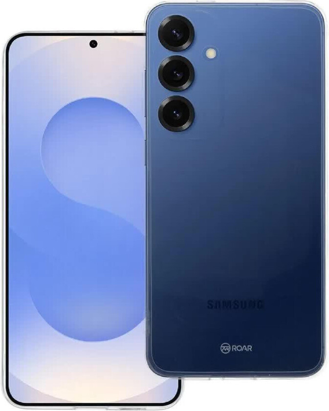 ROAR All Day Colorful Jelly Deksel for Samsung Galaxy S25 Plus - Transparent