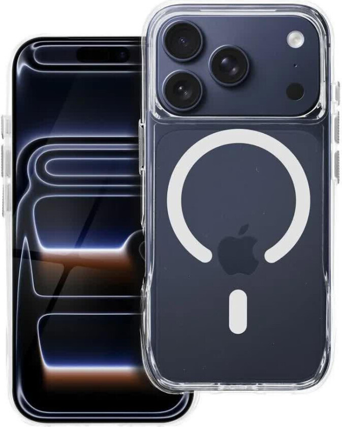 ROAR Slim Defender MagSafe Deksel for iPhone 17 Pro - Gjennomsiktig