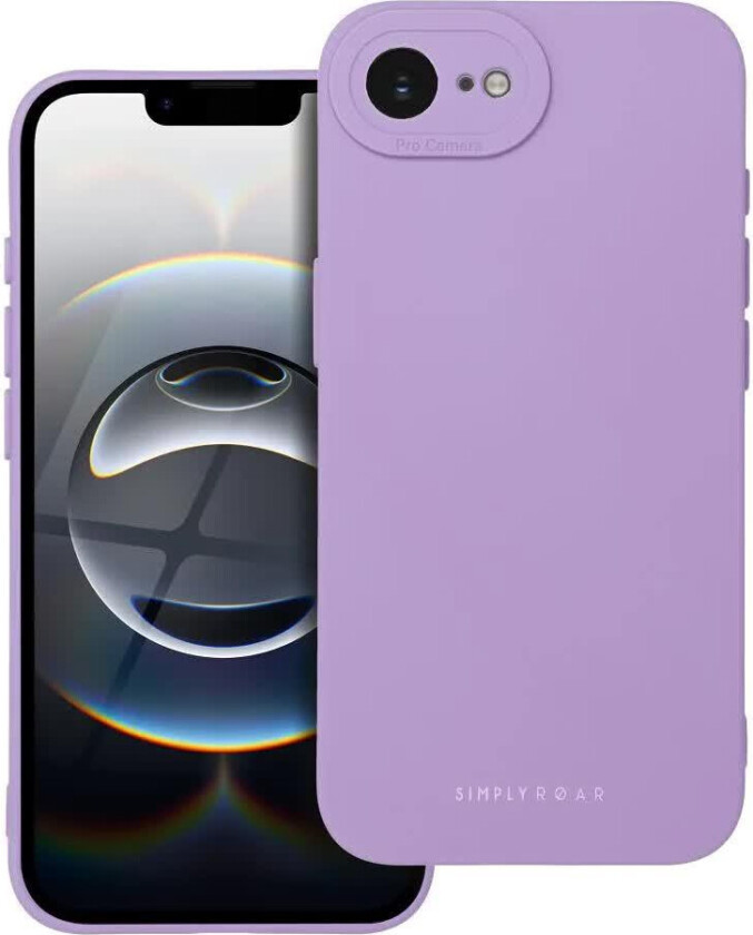 ROAR Luna Deksel til iPhone 16e - Lilla