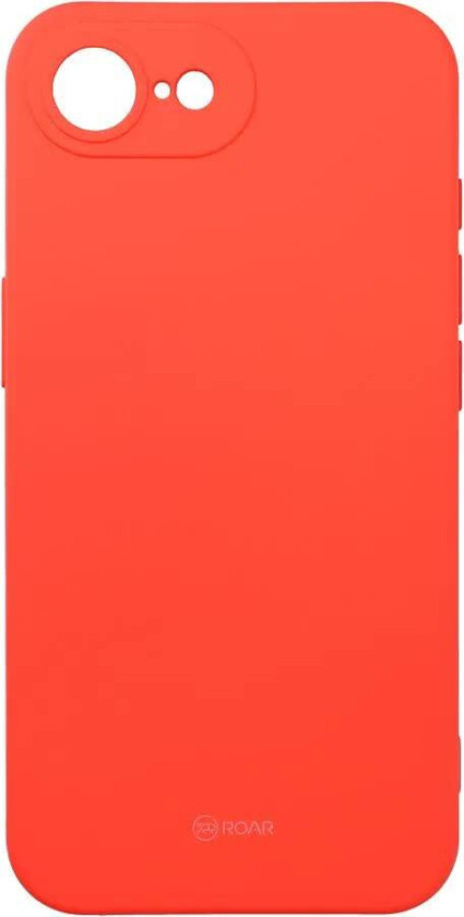 ROAR All Day Colorful Jelly Deksel for iPhone 16e - Peach Pink