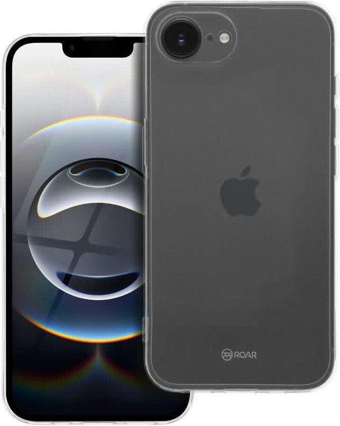 ROAR All Day Colorful Jelly Deksel til iPhone 16e - Transparent