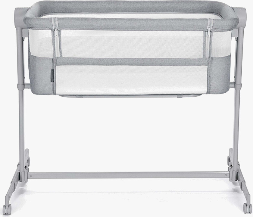 Neste Up 2 Bedside Crib, Full Light Grey - Bedside Crib