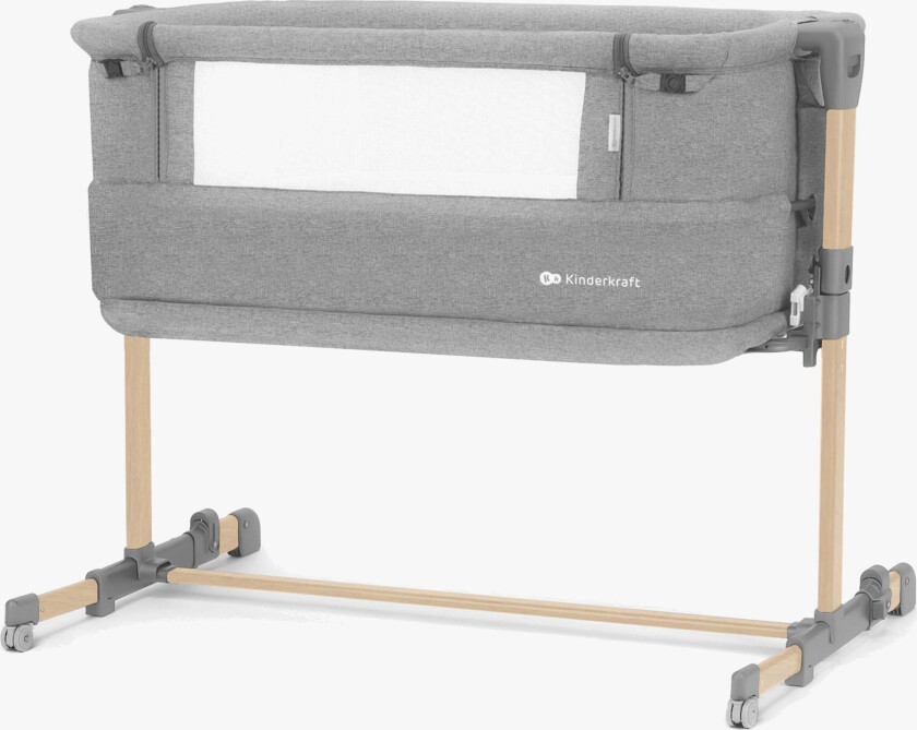 NESTE GROW Bedside Crib, Lysegrå - Bedside Crib