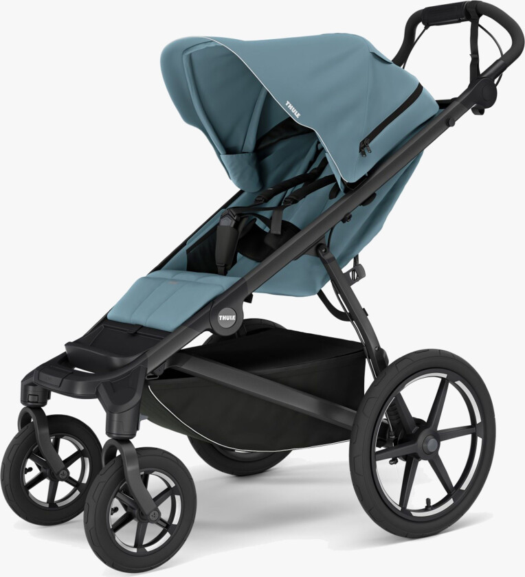 Urban Glide 4-wheel Terrengvogn, Mid Blue - Framovervendt Sittedel - Aluminium