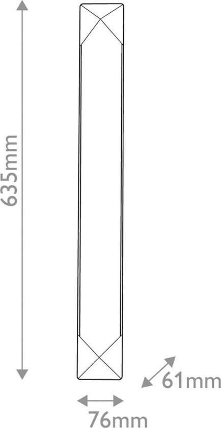 LED-vegglampe CAESAR, bronse, høyde 64 cm, metall/alabaster