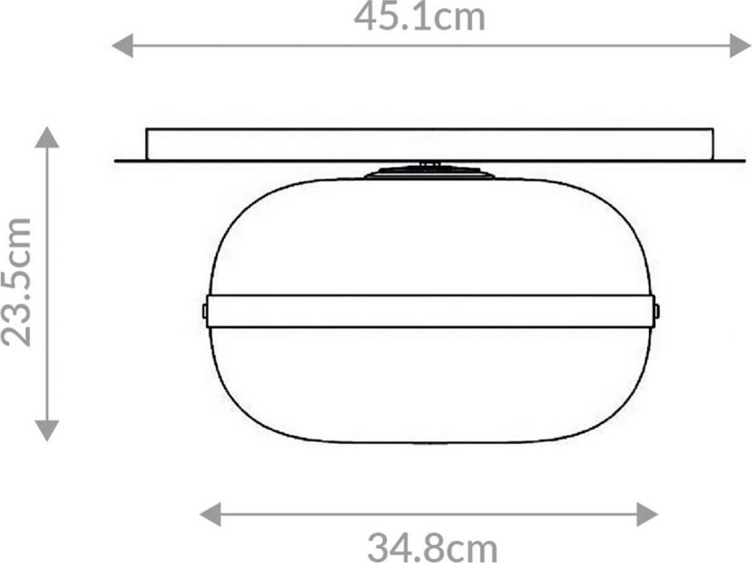 Taklampe NOTTINGHAM, antikk messing, Ø 35 cm, glass/metall