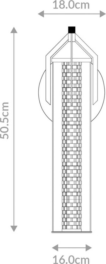 LED-vegglampe ESPADA, børstet gull, Ø 16 cm, metall IP44