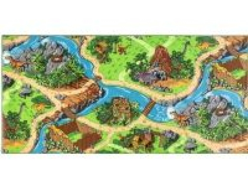Bil Legetæppe ''Dino World'' 95 x 200 cm