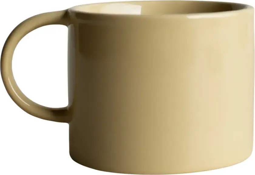 Mug keramisk kopp Yellow