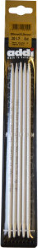 Strømpepinner Aluminium 20 cm 5,00 mm / 7.9in US8