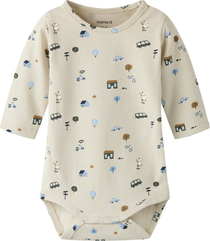 Body I/e - NbmBocar - Pimpstein Stone - - 1 år (80) - Langermet Body