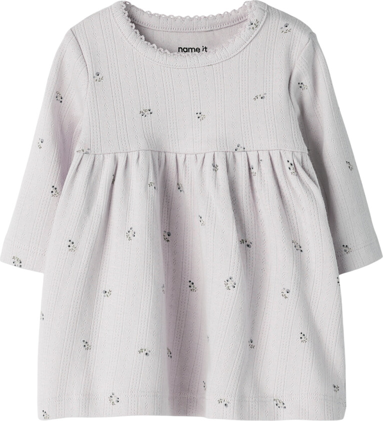 Kjole - NbfBerries - Lilac Marble - - 50 - Kjole