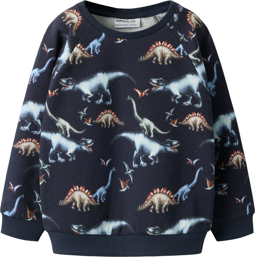 Collegegenser - NmmBertil - Navy Blazer - - 7-8 år (122-128) - Collegegenser