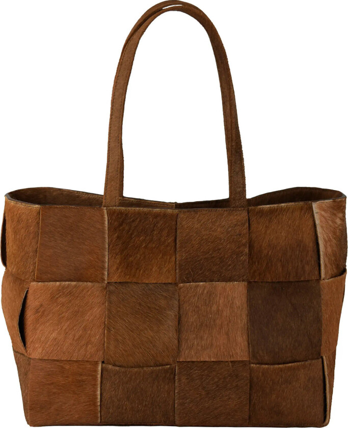 Molino Braided Handbag Olympia - Brown - ONE SIZE