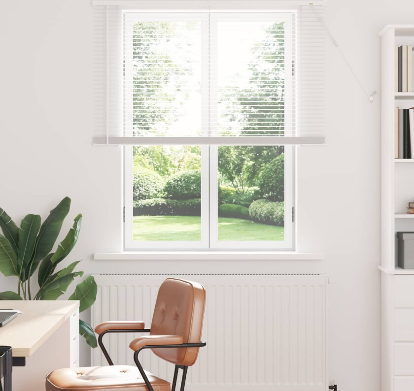 Venetiansk persienne Justerbar Hvit 150 x 110 cm PVC