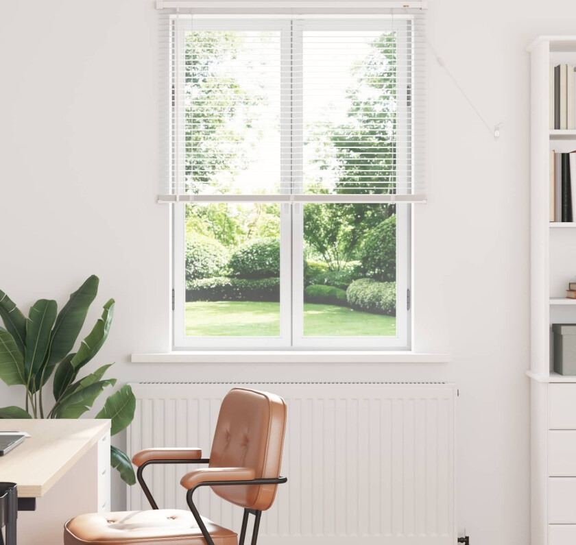 Venetiansk persienne Justerbar Hvit 150 x 100 cm PVC