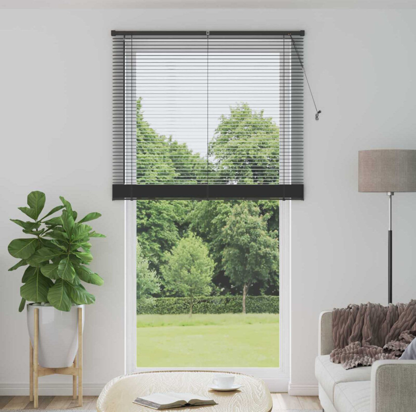 Bilde av Venetiansk persienne Justerbar Sølvgrå 213 x 110 cm PVC