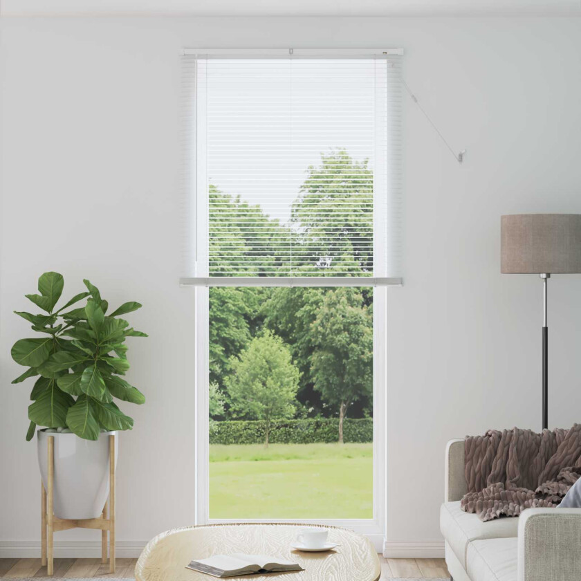 Venetiansk persienne Justerbar Hvit 213 x 100 cm PVC