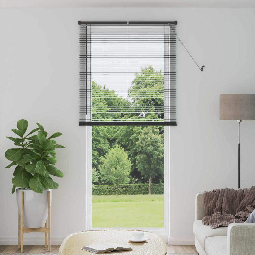 Bilde av Venetiansk persienne Justerbar Sølvgrå 213 x 90 cm PVC