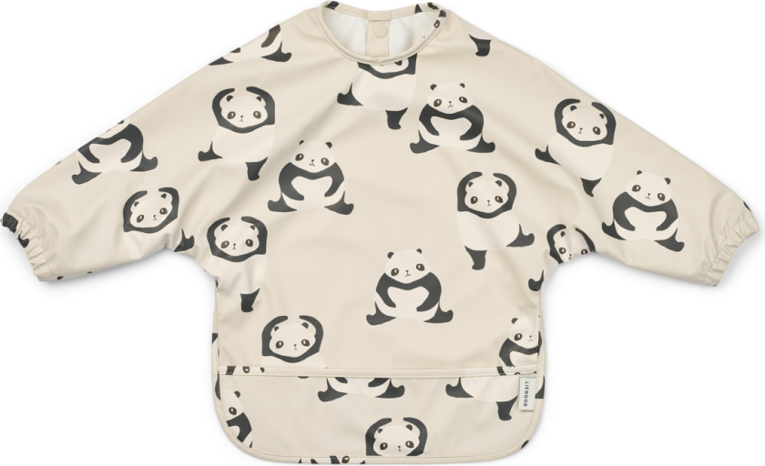 Merle Printed Cape Bib - Panda / Sandy - One size