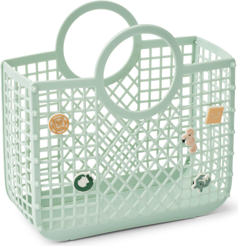 Bilde av Samantha Basket With Charms - Light Peppermint - One size