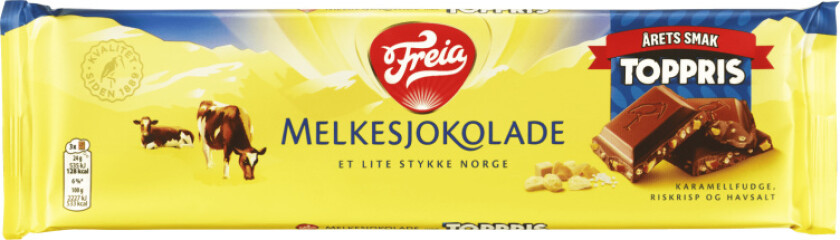 Melkesjokolade m/Toppris 190g