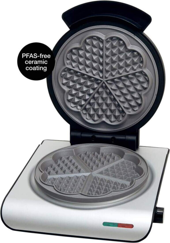 Vaffeljern, keramisk belegg – sølv