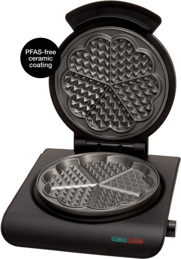 Vaffeljern, Keramikk, Svart