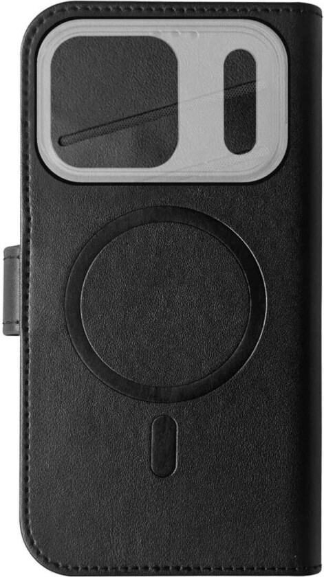 iPhone 17 Pro Max lommebokdeksel, MagSafe-kompatibelt, svart