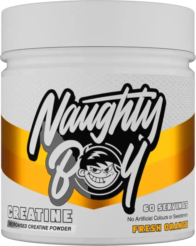 Naughty Boy Falvoured Creatine - 300g - Fresh Orange