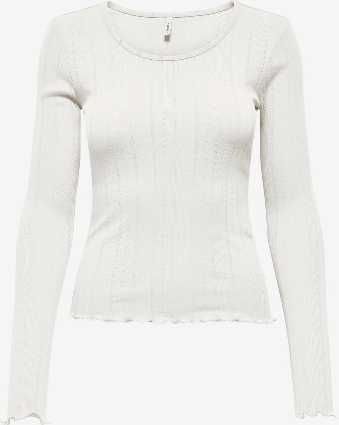Topp onlTenna O-neck - Hvit
