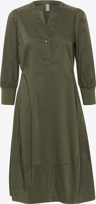 Kjole cuAntoinett 3/4 Sleeve Dress - Grønn