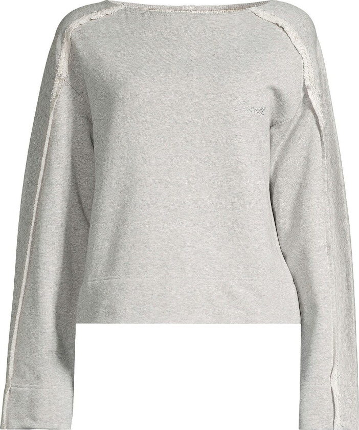 Collegegenser Reversed Seam Terry Crew - Grå