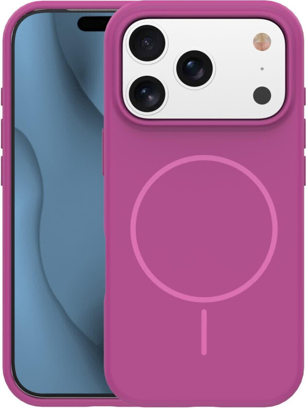 Silikon Thin Mag Deksel for iPhone 17 Pro - Fuchsia