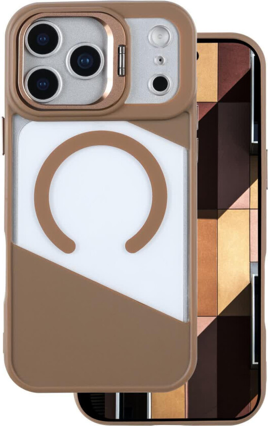 Fusion Mag Deksel for iPhone 17 Pro - Brun