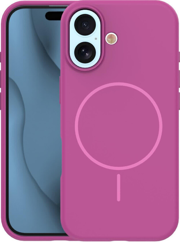 Silikon Thin Mag-deksel for iPhone 17 - Fuchsia