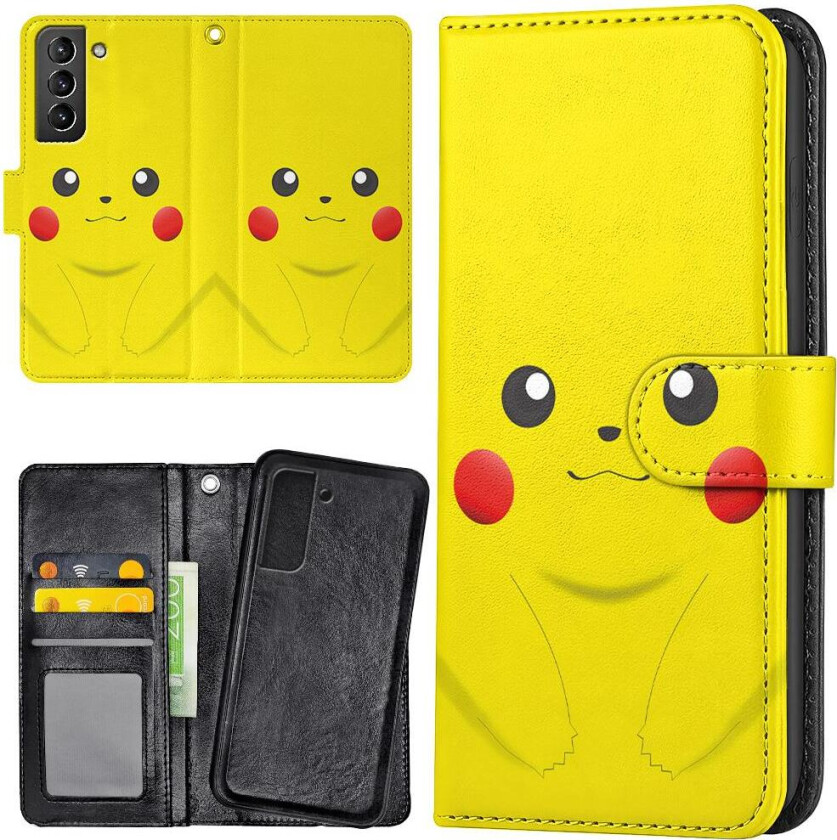 Samsung Galaxy S21 FE 5G - Lommebok Deksel Pikachu / Pokemon