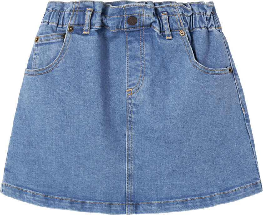 Bilde av Skjørt - Denim - Sera - Light Indigo - - 8 år (128) - Skjørt