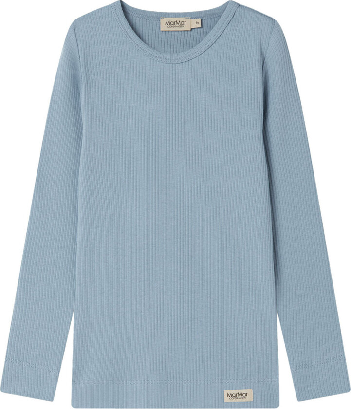 Genser - Rib - Bomull/Modal - Blue Iris - - 6 år (116) - Genser