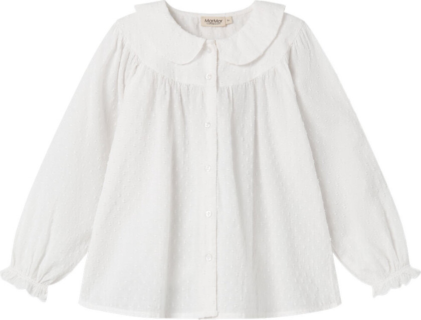 Skjorte - Trissy - Hvit - - 9 år (134) - Skjorte