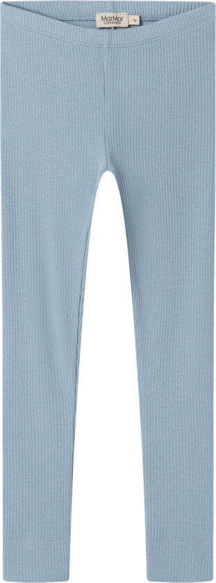 Leggings - Rib - Bomull/Modal - Blue Iris - - 3 år (98) - Leggings