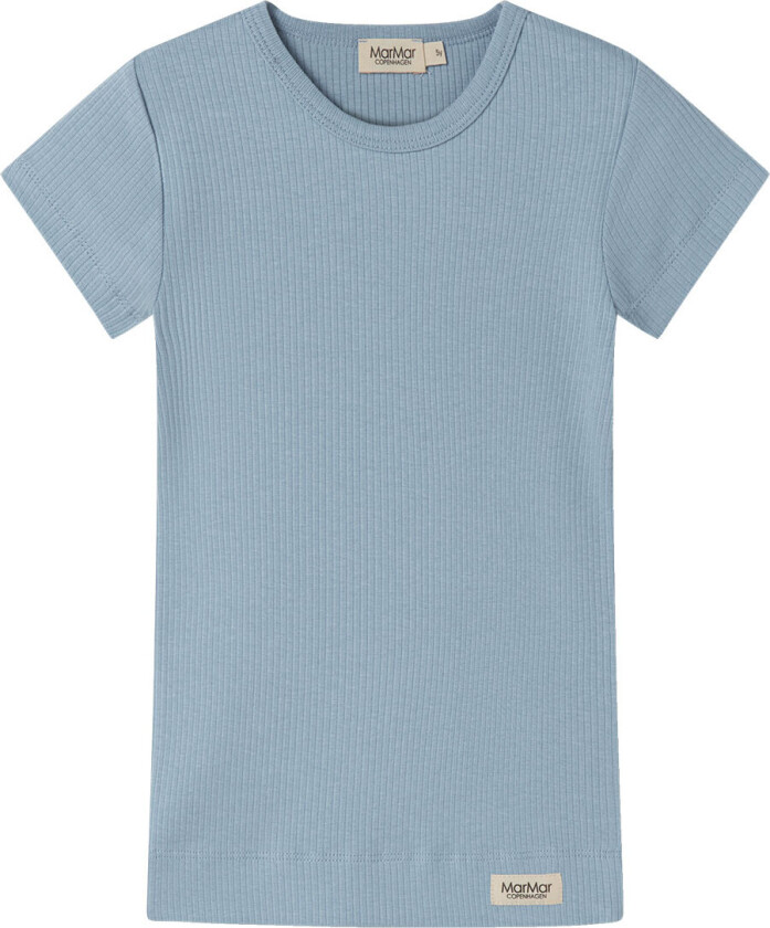 T-skjorte - Rib - Bomull/Modal - Blue Iris - - 10 år (140) - T-skjorte