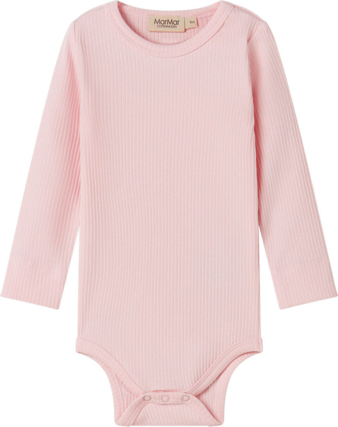 Body I/e - Rib - Bomull/Modal - Rose Berøring - - 1 år (80) - Langermet Body