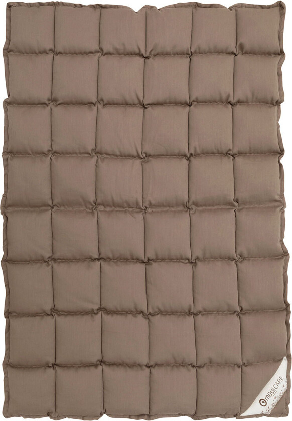 Dyne - Satin - 100x140 cm - Junior - Kapok - Valnøtt - - OneSize - Dyne