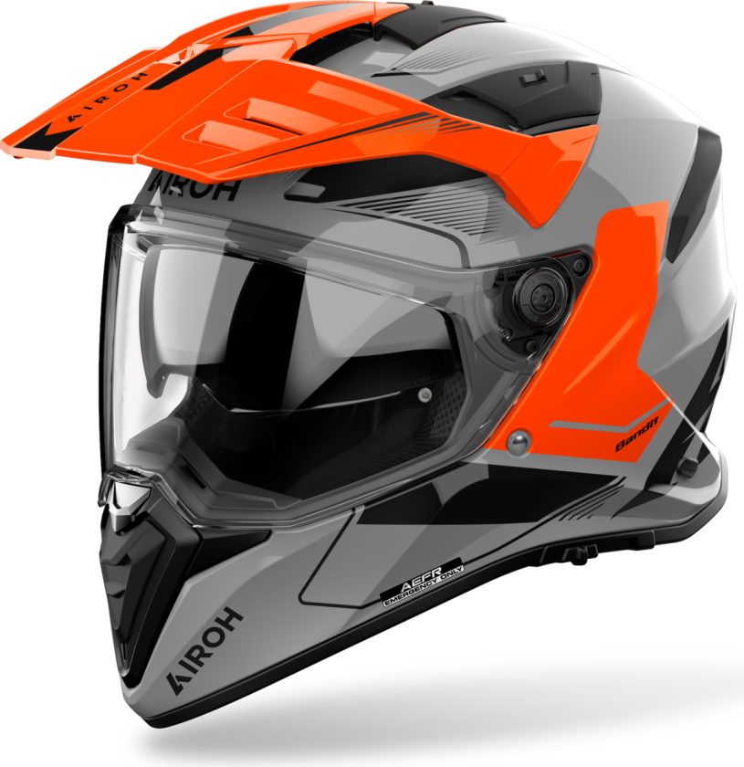 Adventurehjelm Airoh Bandit Oransje blankXXL