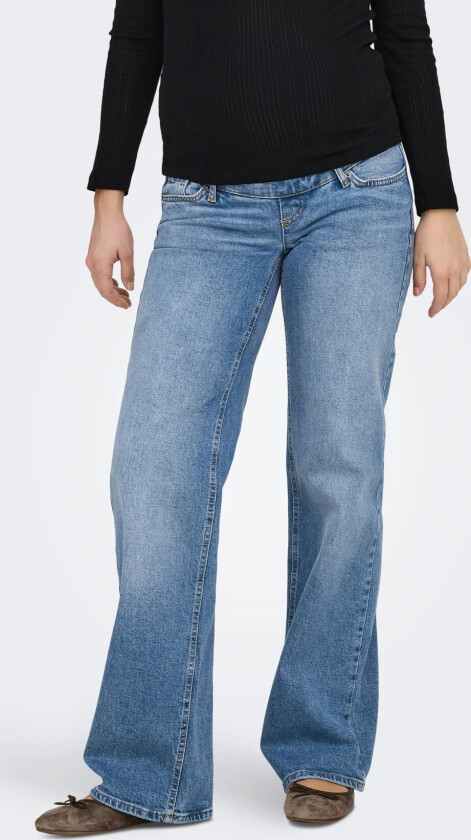 Olmjuicy Hw Wide Leg Rea365 Noos - Blue - M x 34